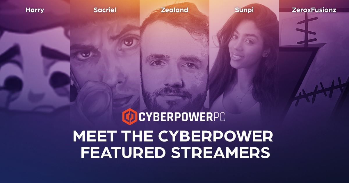 CyberPowerPC_UK's tweet image. Introducing the CyberpowerUK Featured Streamers!

@Harryo_
@Sacriel
@theoldzealand
@itssunpi
@ZEROxFUSIONZ

We've teamed up with personalities that showcase what streaming is all about! Look forward to seeing more from these guys on our socials!

Go drop them a follow!