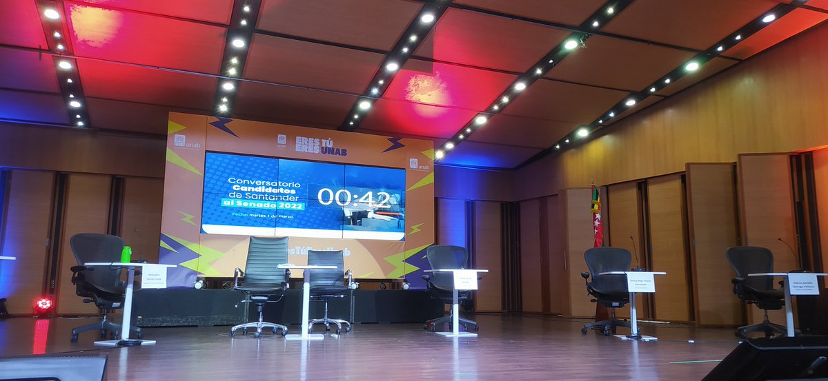 Hoy estaremos conversando con candidatos Santandereanos al Senado. Lamentamos la ausencia de Marco Aurelio Quiroga y Néstor Díaz @BMComoVamos <a href="/iep_unab/">Instituto de Estudios Políticos UNAB</a>
