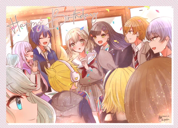 おめでとう!!!たくさんの人たちに囲まれていてください!!!!
 #小豆沢こはね誕生祭2022 