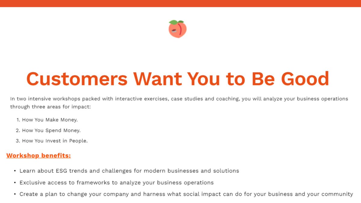 If you don’t integrate social impact into your business, you are leaving money on the table. Join <a href="/tyboyea/">Tynesia Boyea</a> in partnership with <a href="/Badassery_HQ/">badassery_hq</a> for this workshop to help you identify how you can increase profits by doing good. ow.ly/qG2N50I6Yqu