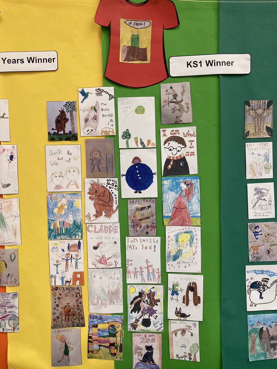 DevonSLS's tweet photo. Thank you so much to all the schools and pupils that took part in our #WorldBookDay T-shirt competition. We were delighted with all of your fantastic entries! 🤩#BabcockSLS #readingforpleasure #favouritebookcharacters https://t.co/evHai3UUsK