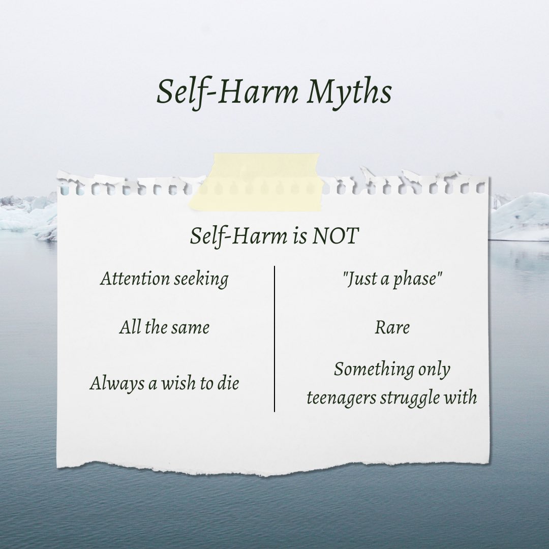 SuttonUplift's tweet image. Today is Self-Injury Awareness Day. It is time to break the stigma and the myths. If you are affected, remember, you deserve support and to feel safe. Your wellbeing matters.

#SelfInjuryAwarenessDay #sutton #suttonuplift #MentalHealthMatters @SWLSTG #recovery #mentalhealth