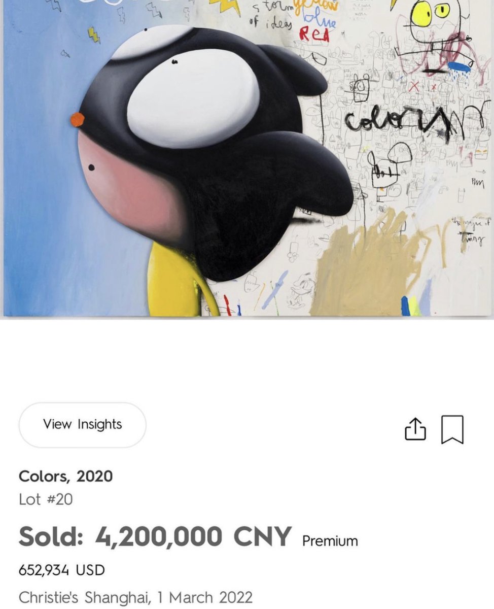 Congrats @plansartstudio for this auction at <a href="/ChristiesInc/">Christie's</a> #Shanghai at USD 652,934

 🚀🚀🚀