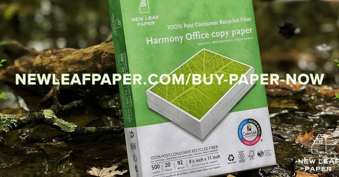 🌳 Trivia Tuesday: 

Did you know ...

Trees clean our air and water and help regulate our climate, but they also provide important habitats for wildlife. Use recycled content paper,  you can make a difference by protecting and preserving forests! 

#SaveTreesUseRecycledPaper