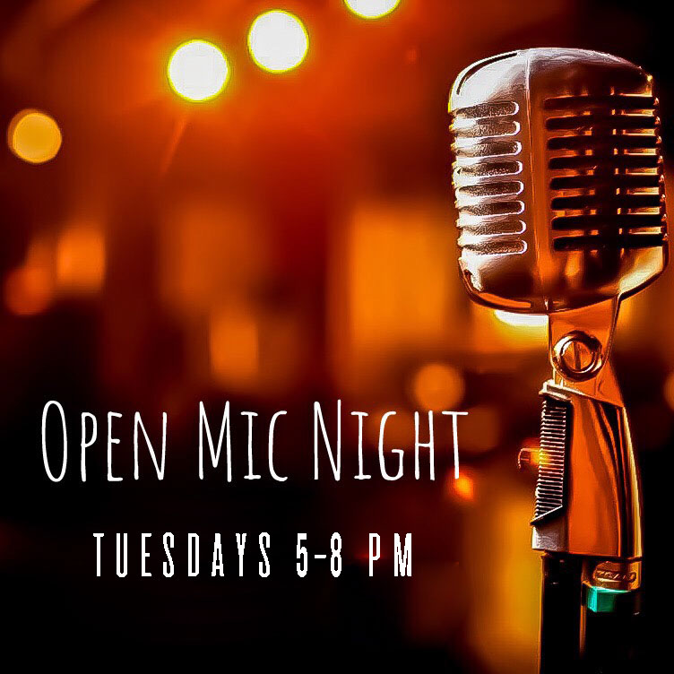 Don't forget today's Open Mic Night.