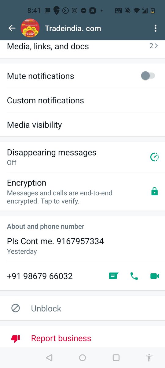 vivek7192's tweet photo. @tradeindia 

Employee of trade India harrasing in facebook

Dear team

Please find the details netram Patel 

Contact +917738856809

+91 98679 66032

Also find screenshot attach Is harassing 
And defaming product in facebook. Due to non response to Trade India https://t.co/mDGpaIBoVM