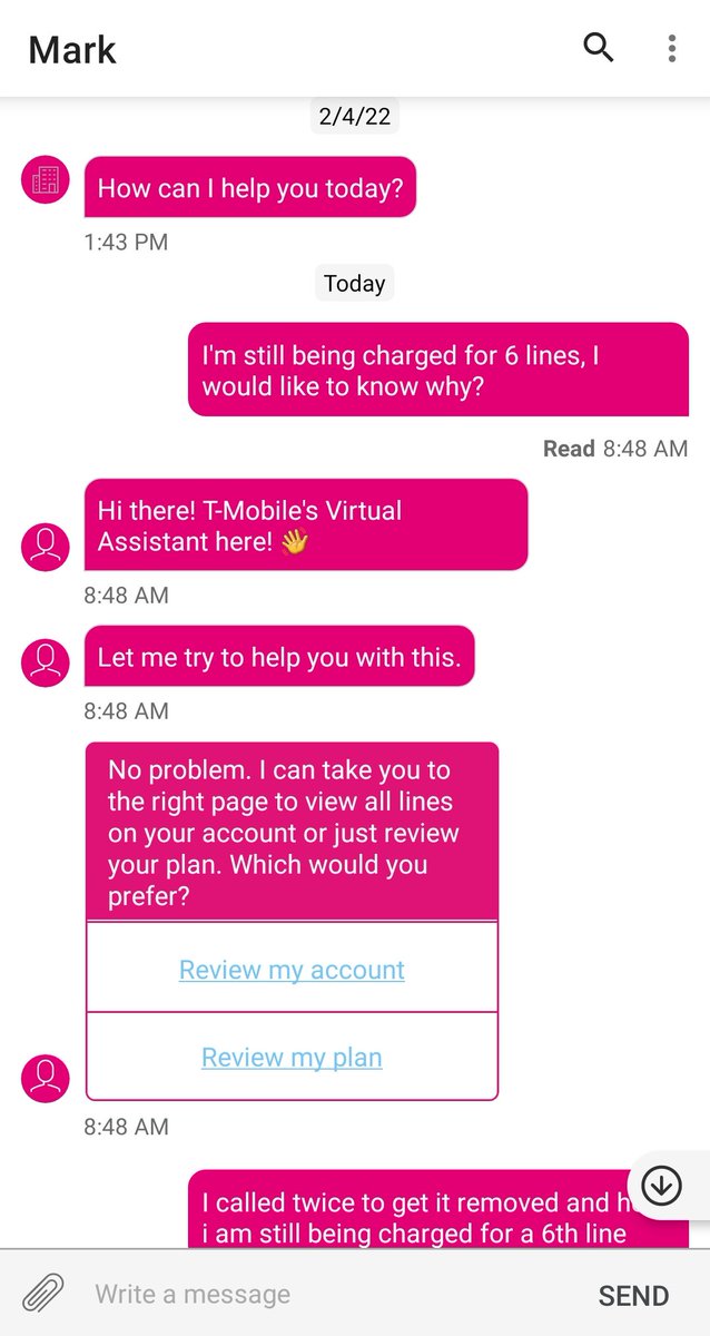 beastcamp_'s tweet photo. Trying to remove a line and lower my bill with @TMobile. Requested to remove line in December 2021. Rep says we set to cancel it on March 13th to save you money. However turns out my bill will remain the same $261 even after removing the live. https://t.co/8h0DSXa759
