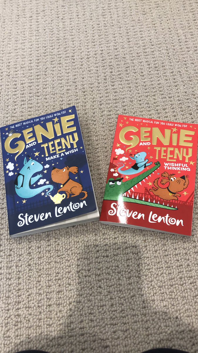 Daughter’s new favourite books - devoured the first one in 24 hours! Thanks @StevenLenton - might be good for our library <a href="/47jo_co/">Jo colyer</a>