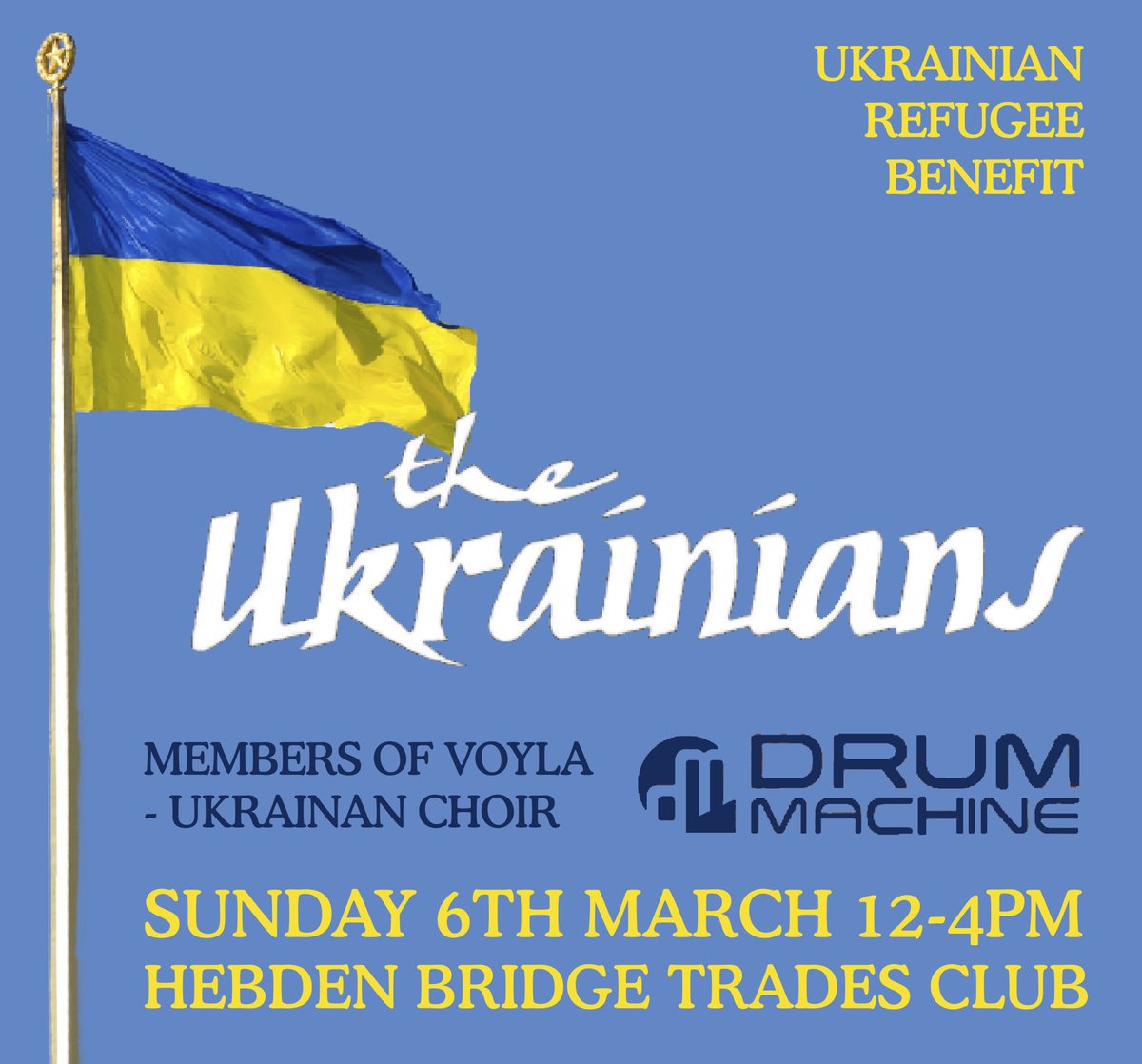 Here's the latest line-up for our benefit show on Sunday. Please help us spread the word with a RT Tickets HERE >> thetradesclub.com/events/uk4-2 #StandswithUkraine