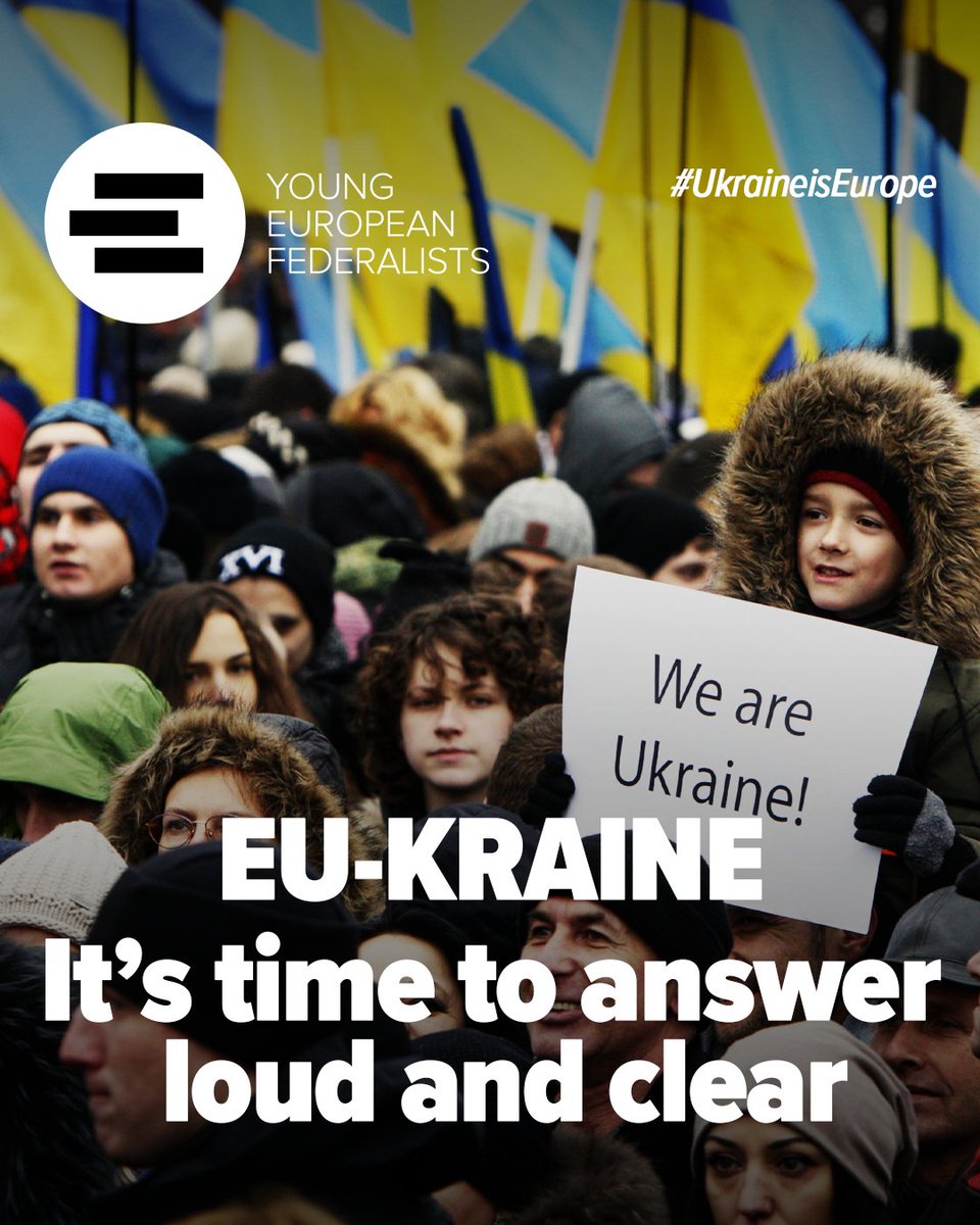🇪🇺🇺🇦JEF launches a petition calling to:

🟢grant EU candidate status to 🇺🇦🇲🇩🇬🇪
🟢a genuine common EU foreign and defence union

👉bit.ly/3hvucRS

Historic times require a historic response. It is high time the EU answers loudly and clearly to European aspirations!