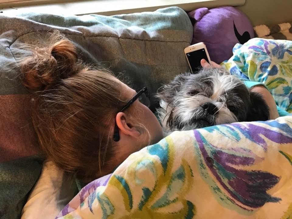 SweeteaVam's tweet photo. Well tomorrow is the day I’ve been dreading. I say goodbye to the best Christmas present I’ve ever gotten, my Buster. The best boy got the best life and he will always be in my heart. https://t.co/ifHT6734NY