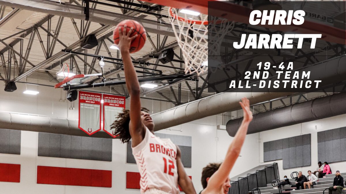 Congratulations to Chris Jarrett on earning 19-4A 2nd Team All-District honors!