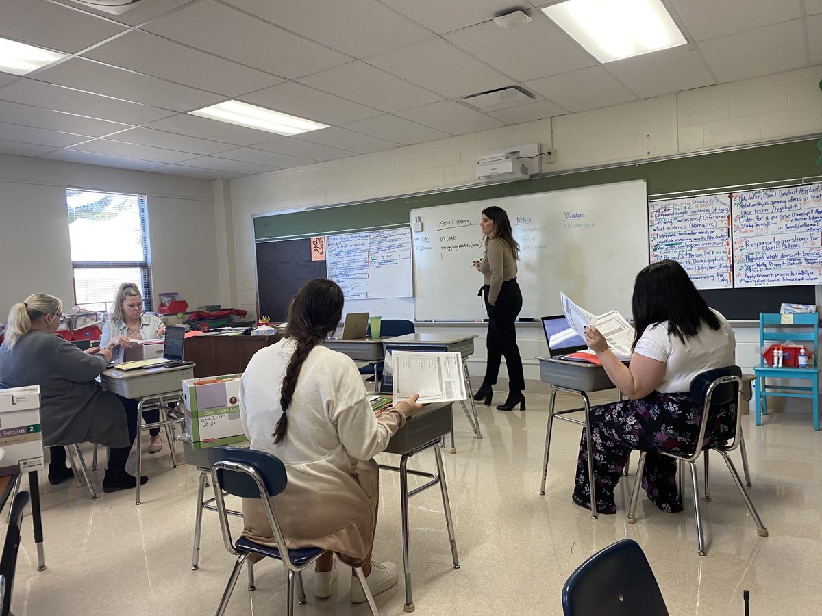 Back at it ⁦<a href="/FoxElementary/">Fox Elementary</a>⁩ with some powerful reading/benchmarking PD.  Thrilled to offer this support for our staff.  Thanks@LiteracyLink. #FESstrong #FoxRocks