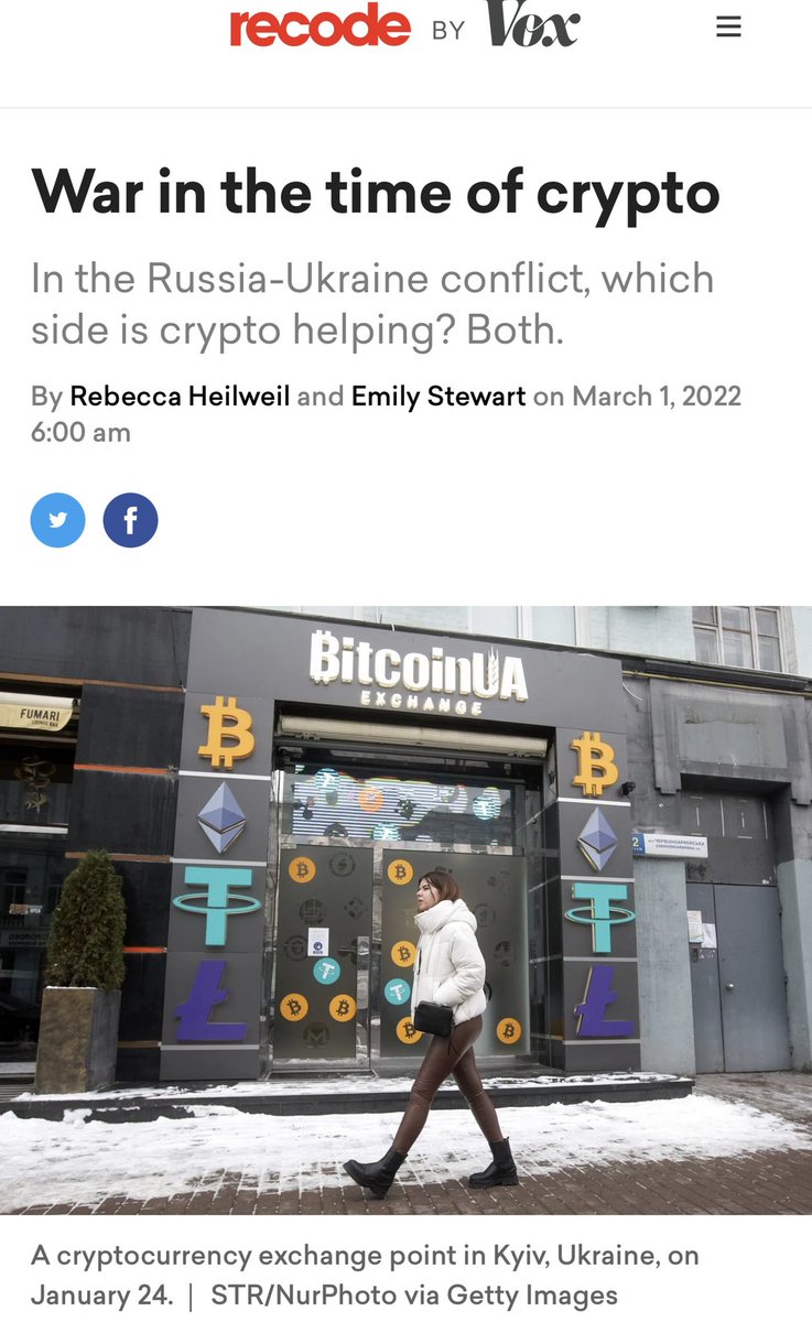 minte_art's tweet photo. Another way how #Crypto is helping #Ukraine &amp; #Russia during this war 

https://t.co/3x9TzjiUxo https://t.co/2TYq7jLqYA