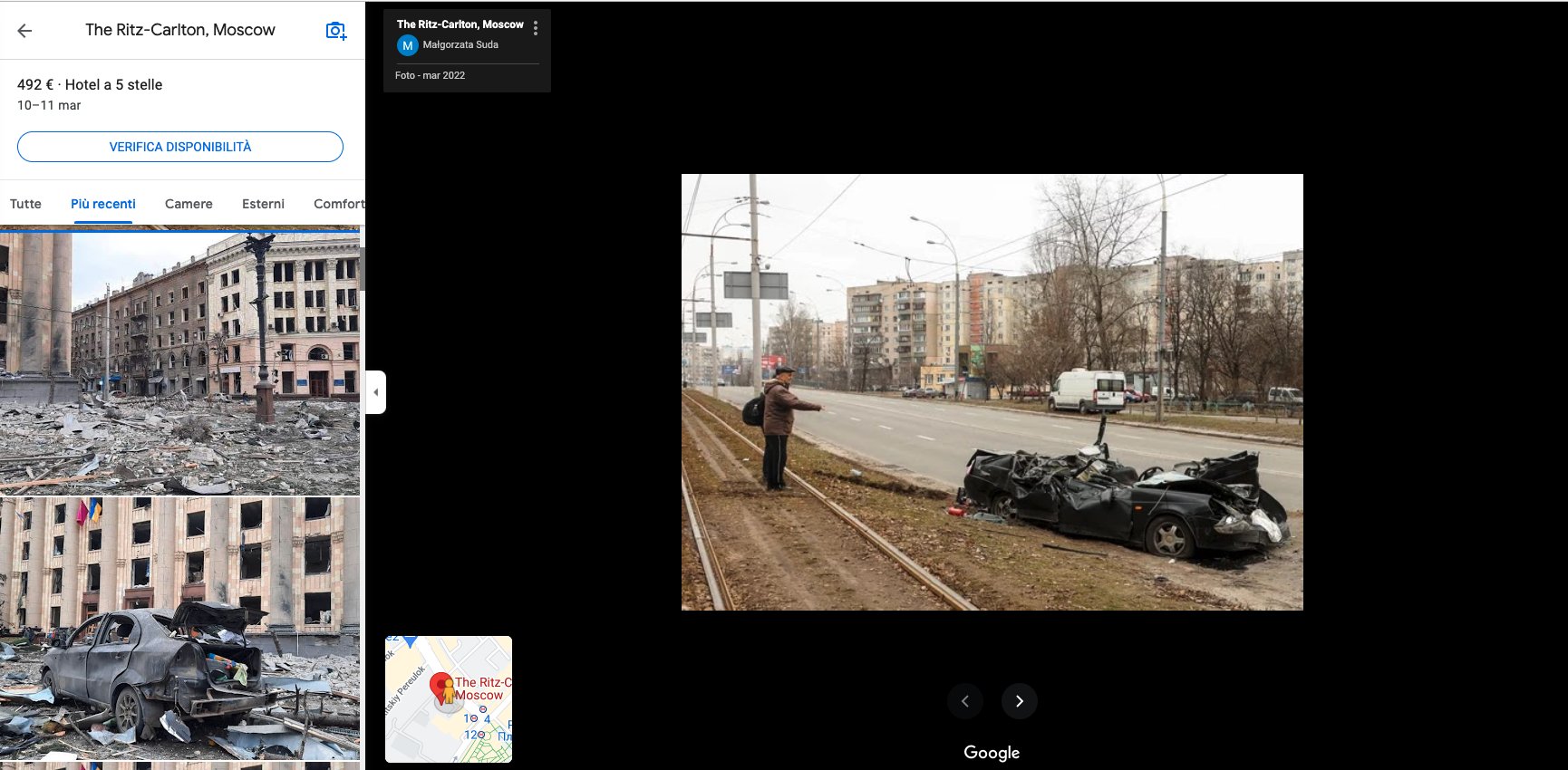 Angelo Santoro on Twitter "Cercate un qualsiasi hotel a Mosca su 