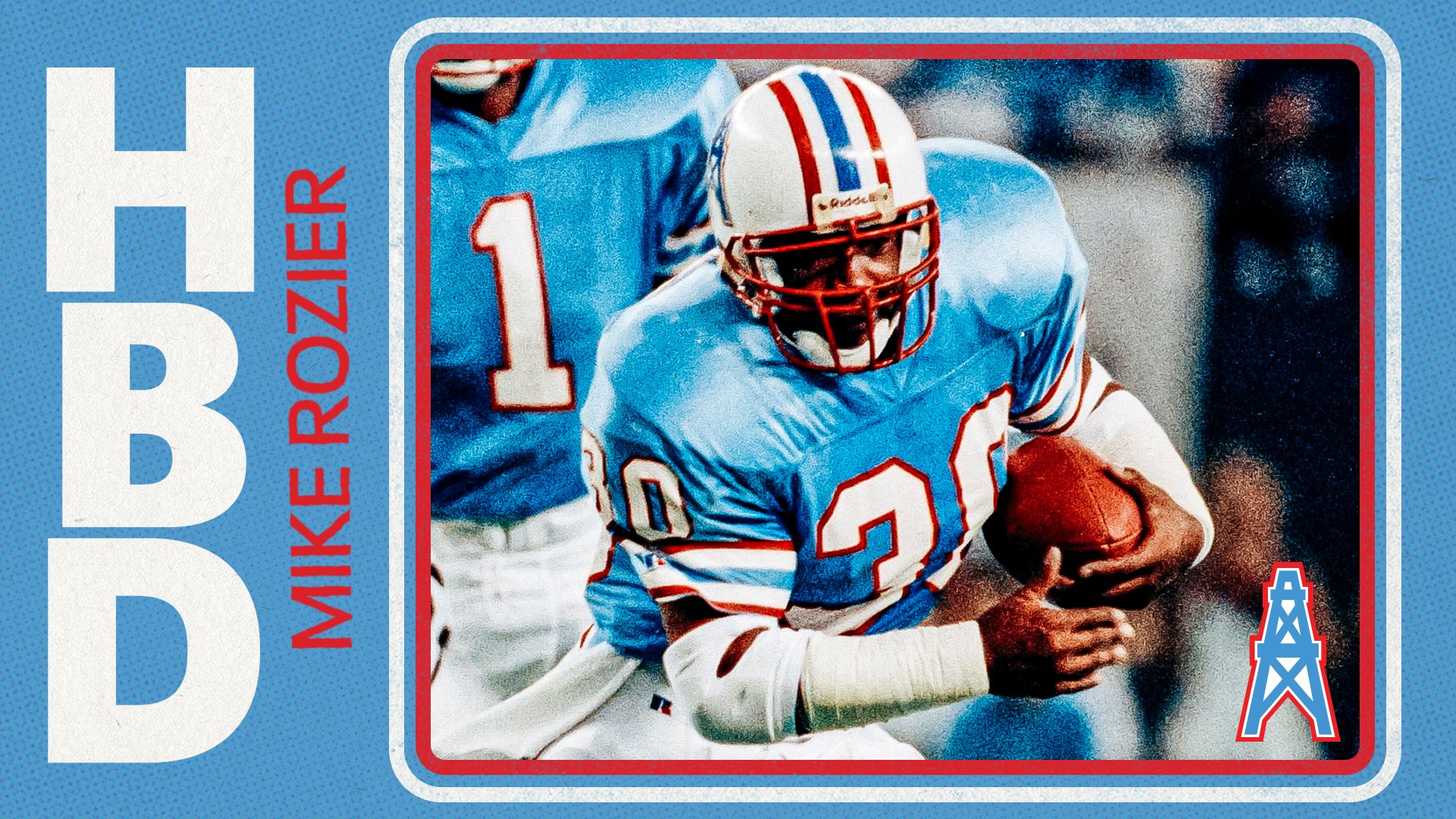 Happy birthday to former Oilers RB Mike Rozier! 