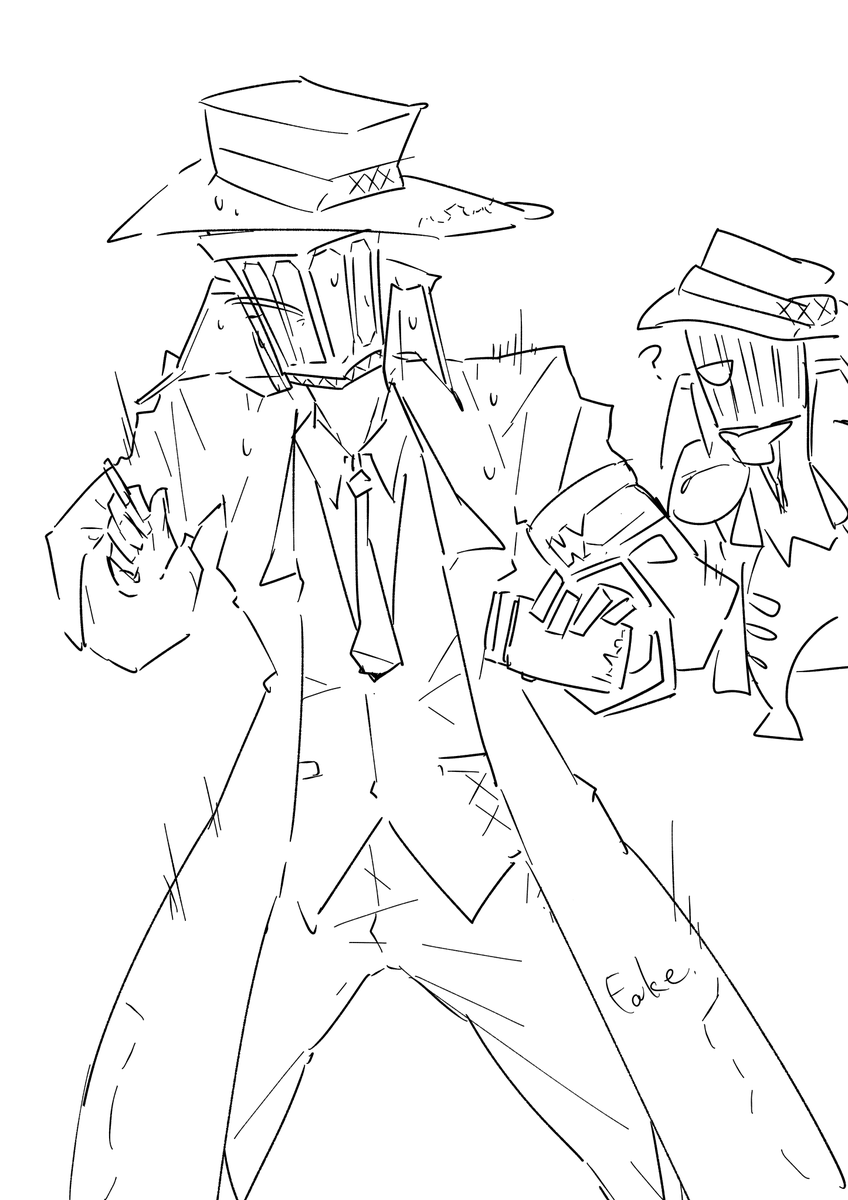 筆圧感知した絵 