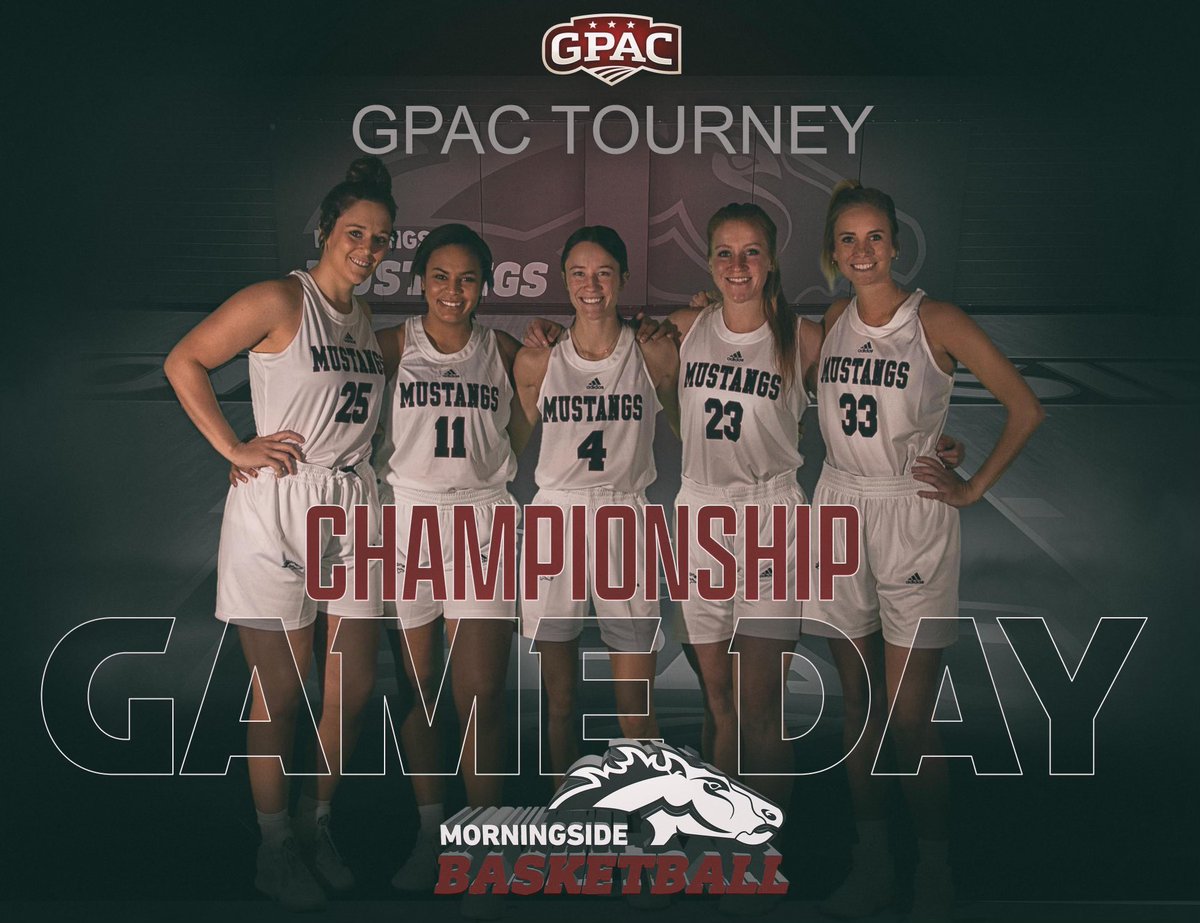 morningsidewbb's tweet photo. Get up Sioux City, it’s game day! 💪🏻🏀

We are hosting the GPAC Tournament Championship this evening! Be there &amp; be LOUD 

Tip off 👆🏻7:00 pm CST
Where 📍 Morningside University | Allee Gymnasium | Sioux City, IA
VS 🤝 Dakota Wesleyan 🐯 https://t.co/zM0rQAqH1D