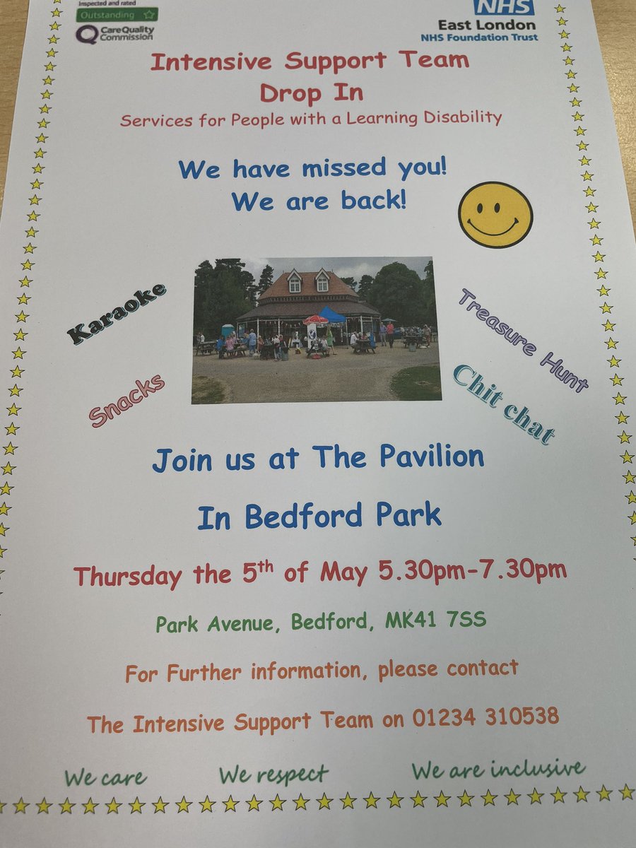 ISTnhselft1's tweet photo. @RC_BedsLuton @elft_ppl @BecksBDaniels @GlennMMitchell @kamila_naseova @lucymcgregor              
We are very excited to say that the IST Drop In is back!!!!!!
5th May 2022 5:30 til 7:30pm!!!!! We have missed you all! 🥳🥳🥳🎂🎂 https://t.co/8EN2mPQxPj
