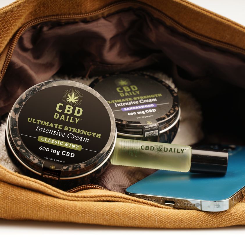 CBD Daily Ultimate Strength Intensive Cream - available in 4 scents.  CBD Daily original serum roll-on.

💫 Relief.