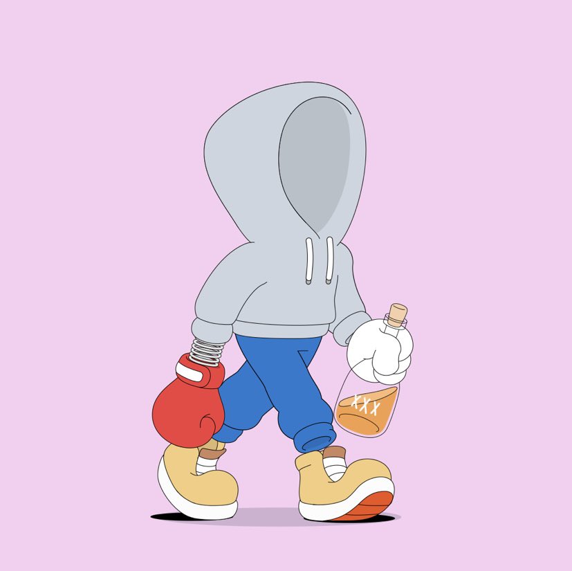 CaptainJean_eth's tweet photo. Literally just saw this… well that was fast🧢✅🙈 can’t wait to see the future collabs with @nguyenhut_art “The Drunk Boxer” 🥊🍾 in 3D is going to look crazy🤯 #HODL #InvisibleFriends #InvisibleLand2033 #IFfollowIF #BlueCheckVerified https://t.co/qPS0VBrp83