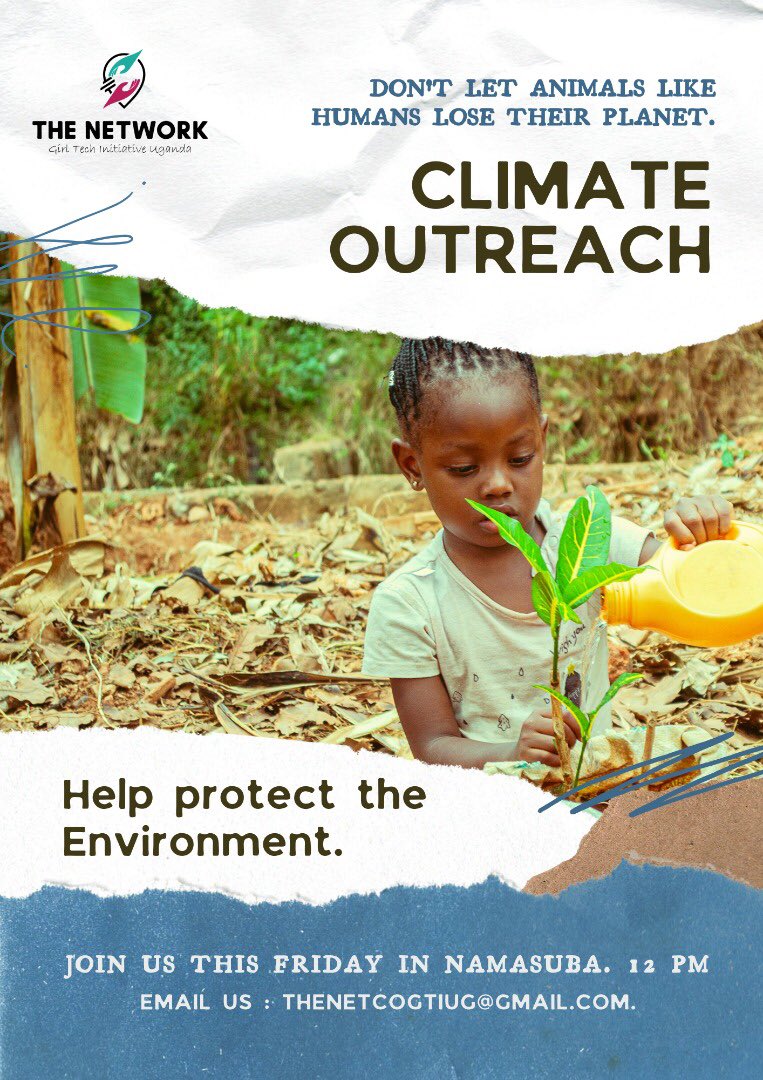 thenetcoGTIU's tweet image. Are you a climate activist and would love to teach others and the young ones about climate change and how they can carry out climate action this Friday? Don’t hesitate, reach out to us on email : thenetcogtiug@gmail.com
Or WhatsApp: 0752168317