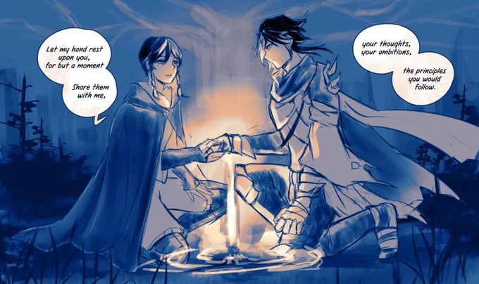 Elden Ring AU: Tarnished!Xiao x Melina!Venti 

#xiaoven 