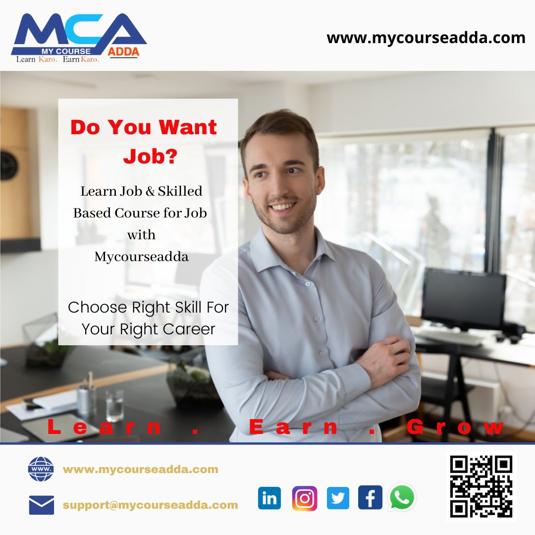 Do You Want Job? Learn Skilled Job Oriented course. Free Expert Consultation Register Now:- docs.google.com/forms/d/e/1FAI… Visit Us: - mycourseadda.com @mycourseadda #mycourseadda #earning #learningmlm #affiliatemarketing #affiliate #success #shib #vestige #lifestyle #earnmoney