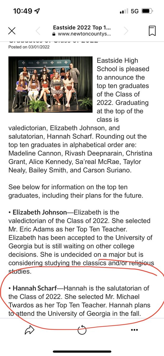 Coach Mike Twardos was chose and Top 10 teacher by the Salutatorian at Eastside! What an honor. Non-homeroom teacher from middle school recognized. #ncssbethebest #ncts