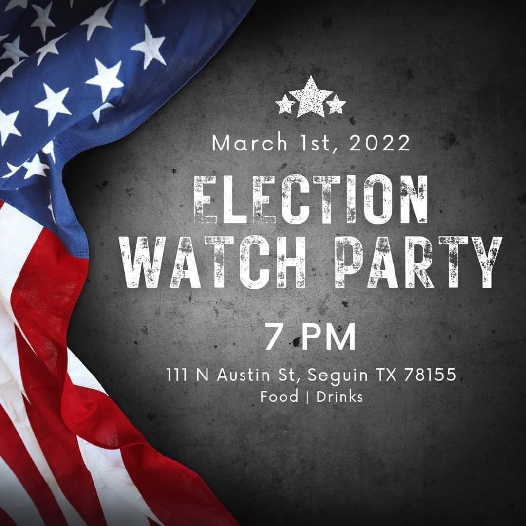 Today is our watch party after the polls close at 7pm‼️