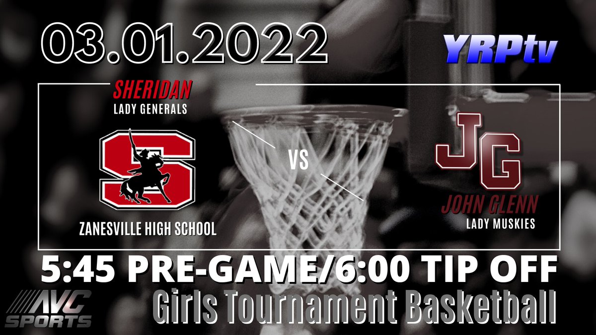 Check out John Glenn versus Sheridan girls tournament basketball tonight on YRP-TV.  Watch the game at YourRadioPlace.com.