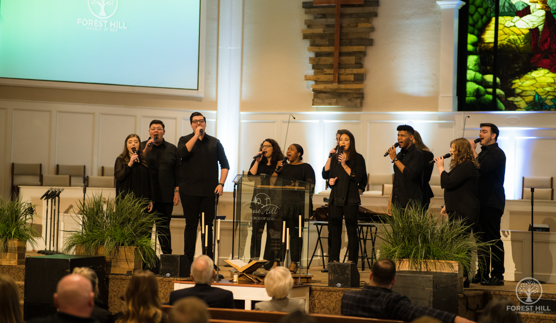 foresthillcog's tweet photo. What a powerful service with Voices of Mobile  here at The Hill!

“You are worthy, O Lord, to receive glory and honor and power..." Revelation 4:11
–
#GatherGrowGo 
#SundayService 
#WhatWorshipDoes https://t.co/LdKFWF3JPH