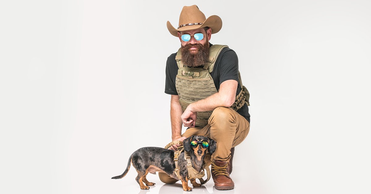 WhatsRightShow's tweet photo. Shoutout to our resident cowboy, friend, and arguably the smartest person we know, @AntiPartyParty. He's an Afghanistan veteran and a reminder to support aspiring and established veterans today, this week, and year-round! #InvestInVeteransWeek https://t.co/Zch3e9hZTE