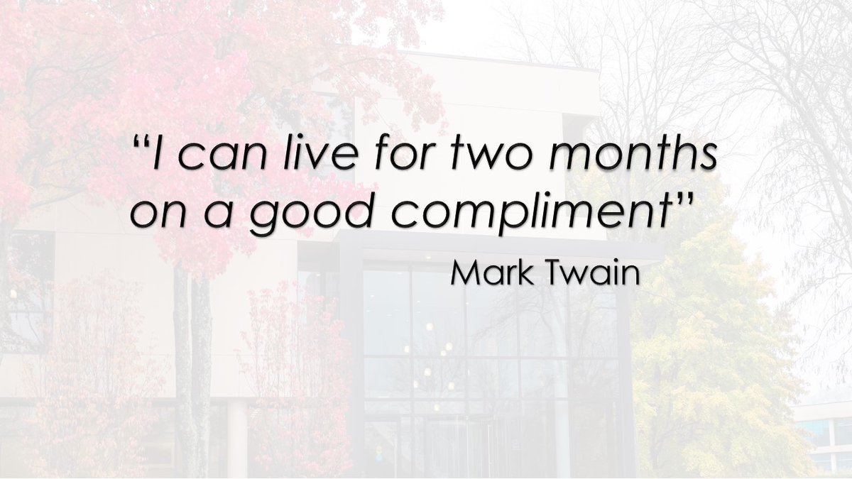 March 1 is World Compliment Day, an initiative to create the most positive day in the world through verbal (or written) affirmations. Whether performance related or the way someone interacts with others, take a moment and share a compliment. It goes a long way #WorldComplimentDay