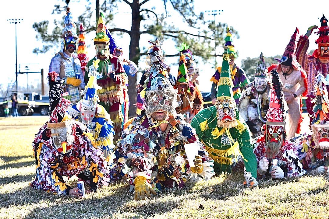 EUNICE COURIR DE MARDI GRAS is ROLLING! Happy Mardi Gras!