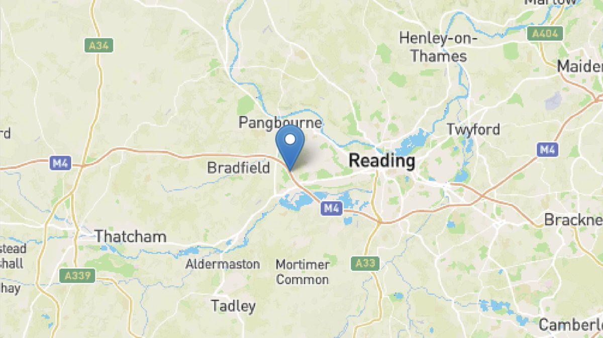 MotorwayCameras's tweet photo. #M4 Westbound remains CLOSED between J12 (Reading (W)) and J13 (Newbury / Oxford) due to a spillage - Latest @ https://t.co/jn26n25SE8 https://t.co/jZLXy3gMFD