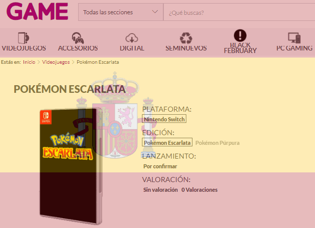 VideojuegosGAME's tweet photo. Oye, que ya está la reserva de los nuevos #Pokémon en GAME 👀

Pokémon Escarlata Españita 👇
https://t.co/ffX0dPbT96

Pokémon Púrpura Republic Edition 👇
https://t.co/fM4xj3k19S https://t.co/QnnhTCt60S