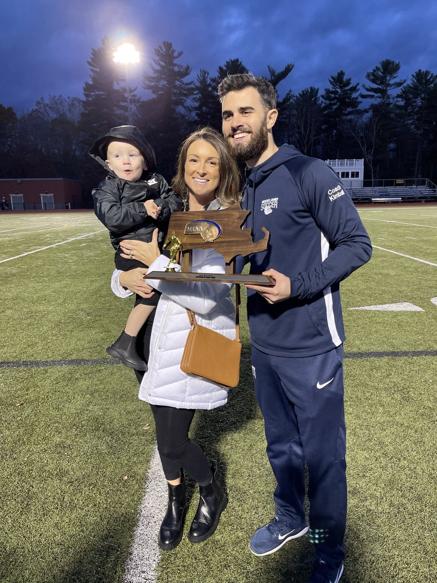 Rocklanddogs's tweet photo. Congratulations to Dan Kimball on his appointment as the next Athletic Director at Rockland High School. Dan is a Rockland Alum, Teacher and Boys Soccer coach. I wish him  best of luck, and know you will all be in good hands with him as your new AD! https://t.co/R1yd3mCQDG
