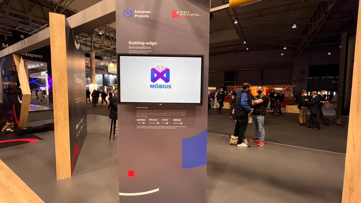 mobius_europe's tweet photo. 🟣#MWC22 is here! Come to the @MWCapital stand and play with the totem's screens! You’ll be able to meet the #mobiusproject in there and enjoy face-to-face events again!💥
📌Hall 4 Stand 4G100
📆 28th February – 3rd March https://t.co/KsH7lMoz7S