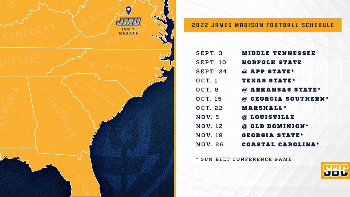 Sun Belt Football tweet media