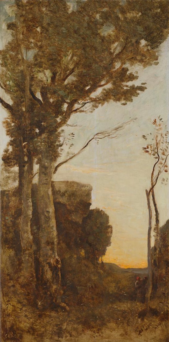 'The Four Times of Day: Morning' Corot, about 1858.