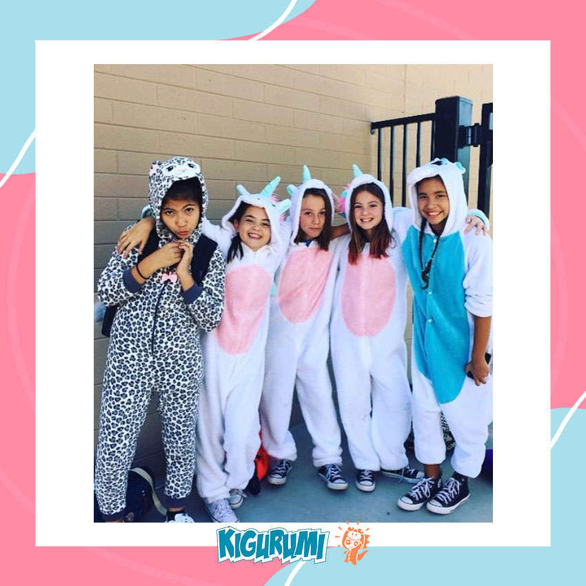 Kids in unicorn onesies😍 
Shop now: kigurumi.co/products/unico…