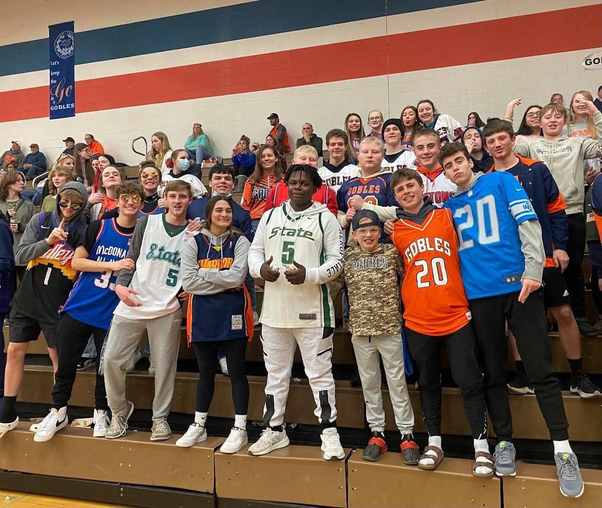 Gobles Girls Varsity Basketball Team on Twitter "Great student section