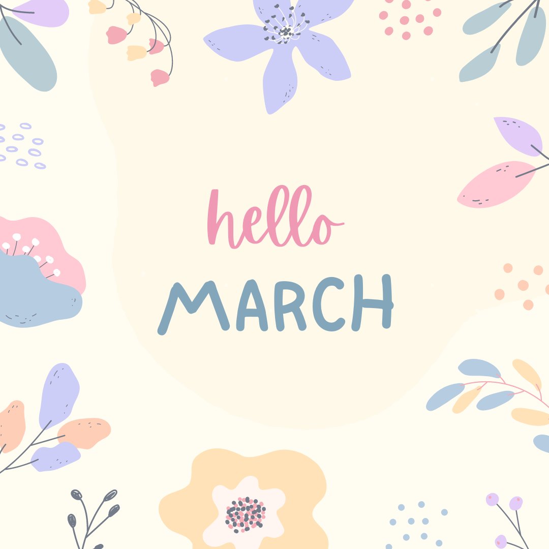 makingwavesptc's tweet image. Happy Tuesday and Happy March everyone! We look forward to seeing you in the clinic this month! 🌸
.
.
#makingwaves #happymarch #daylightsavings #springtime #pediatrictherapy #mwptc