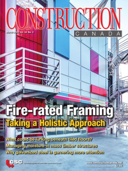Check out the latest issue of #ConstructionCanada magazine, featuring #VDS framing! The inside article, written by Vetrotech's Stephanie Miller, provides an in-depth look at #FireRatedFraming and how vital it is for commercial spaces. Check it out here: ow.ly/lC0E50I4vKO