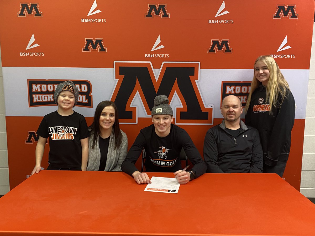 Congrats to Spud golfer Cam Lebahn on his commitment to Jamestown College!