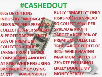 Fredbenz0's tweet image. $HL #CASHEDOUT  ➡️FEB 28TH
#COMPOUNDPROFITS

BULLY COLLECTS 60% W.O.S., KEEPS 20% COLLECTED, PROFITS 30% PER TRADE

INDUSTRY COLLECTS 1/3RD, KEEPS 50%, MAKES 25%

402-19 SINCE 01/01/21

% OF PREM COLLECTED=61.33%

TIME IN TRADE=110 DYS

DYS TILL EXPIRY AT START=435

DYS LEFT=325
