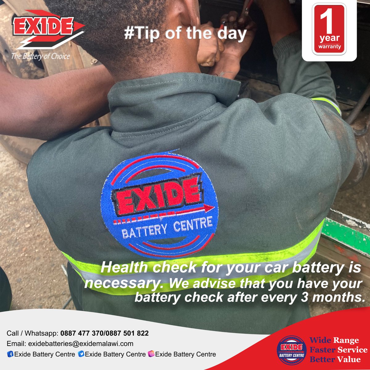 Exide Battery Centre tweet media