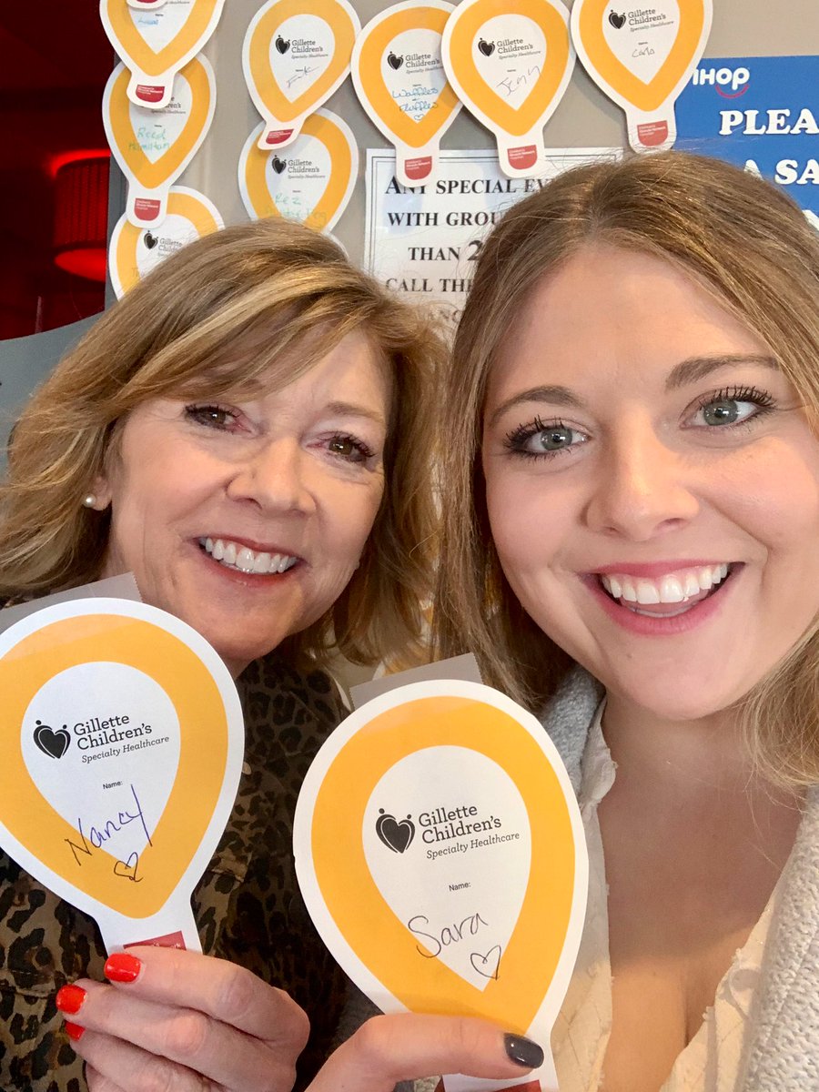 SaraBerkbigler's tweet photo. Today we celebrated #NationalPancakeDay at @IHOP while supporting amazing kiddos at @GilletteChildrn, our local @CMNHospitals! Stop in at a location near you today until 4pm, to join in on the fun! 🥞 #NPD https://t.co/fQU8Zkr68y