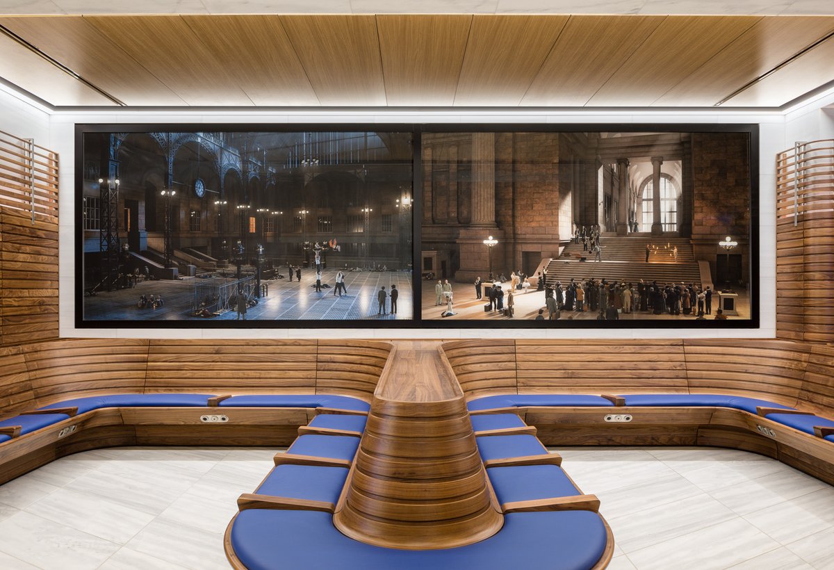 "1 March 1914 and 2 March 1914": Stan Douglas’ “Penn Sation’s Half Century” <a href="/MoynihanTrains/">Moynihan Train Hall at Penn Station</a>  features nine photographic panels, arranged in three pairs and one triptych, reconstructing significant but little-known moments spanning the Station’s half-century lifespan. 1/3